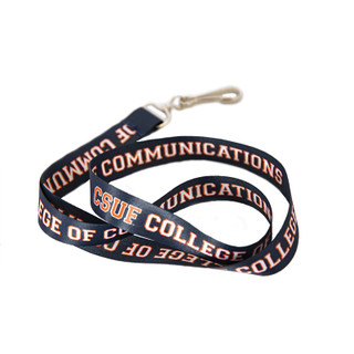CSUF College of Communications Reversible Silk Lanyard